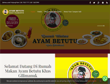 Tablet Screenshot of betutugilimanuk.com